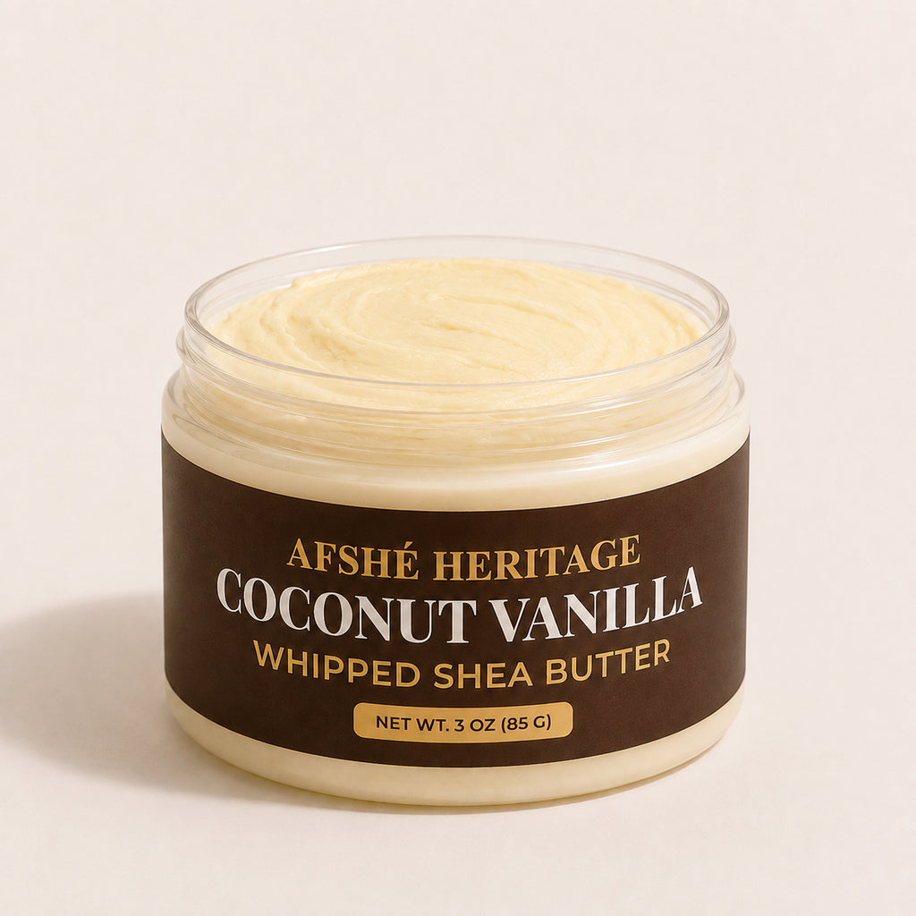 Coconut Vanilla Whipped Beninese Shea Body Butter – 3 oz