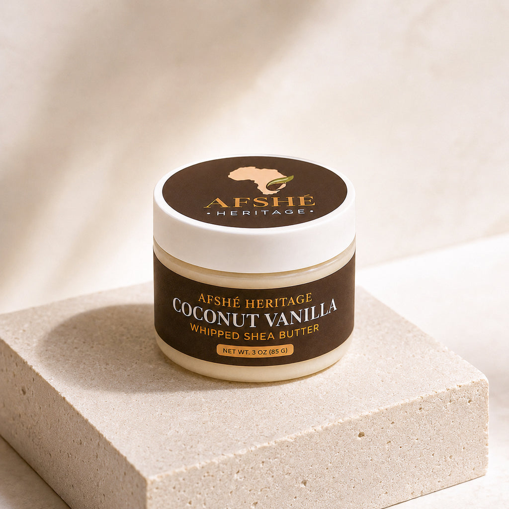 Coconut Vanilla Whipped Beninese Shea Body Butter – 3 oz