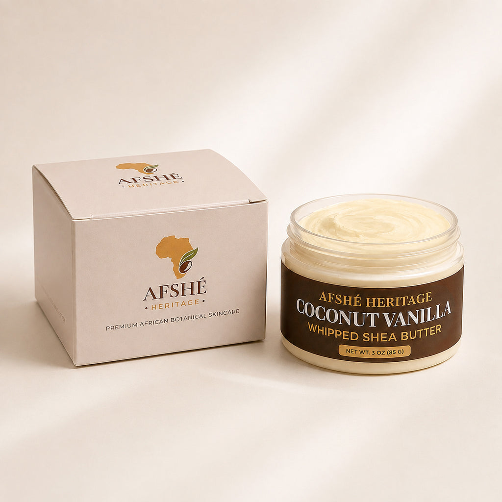 Coconut Vanilla Whipped Beninese Shea Body Butter – 3 oz
