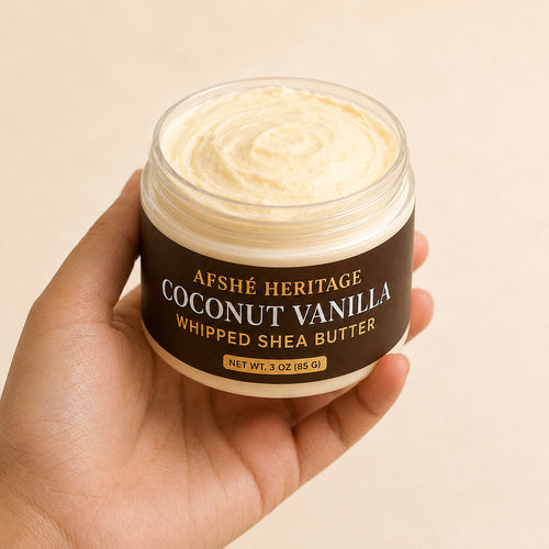 Coconut Vanilla Whipped Beninese Shea Body Butter – 3 oz